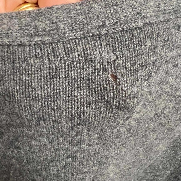 Burberry Brit Grey Cashmere Cardigan - XS - Picture 5 of 5